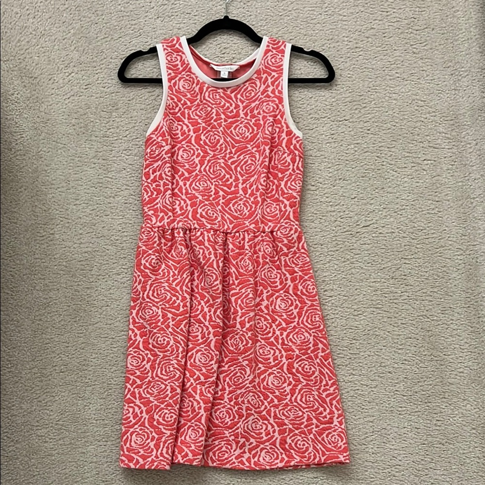 Charming Charlie Pink A-line Sundress with Sleeveless Halter Neck